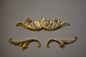Gold gilded ornamental detail, St.John's, NL