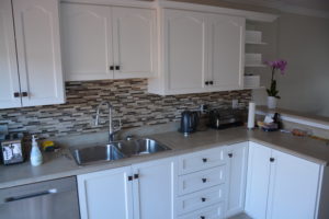 Kitchen cabinets after painting