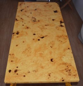 burl wood table, faux burl wood table, exotic hardwood table, burl wood furniture, exotic burl wood table