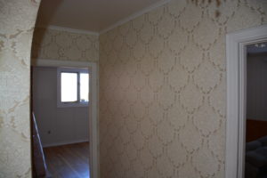 (Before) Wallpaper before removal