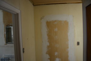 Old plaster repair